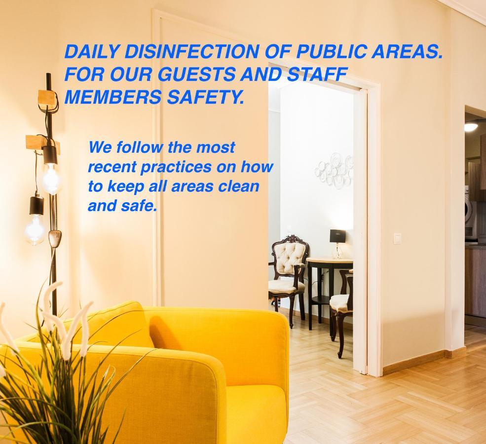 Safe Quiet Rooms In Apartment Close To Metro Station And Walk Acropolis Atenas Exterior foto